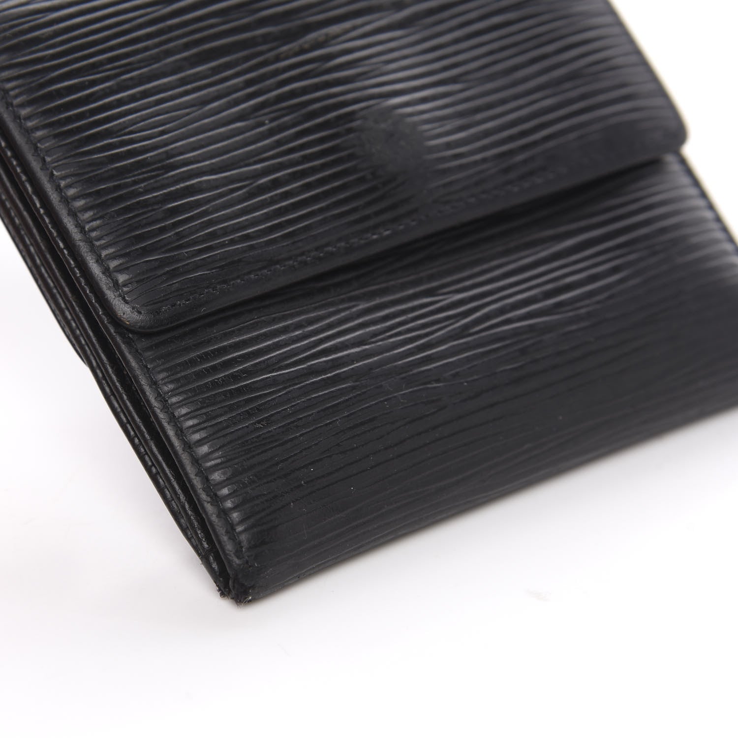 Louis Vuitton Epi Elise Wallet Black 8 of 11