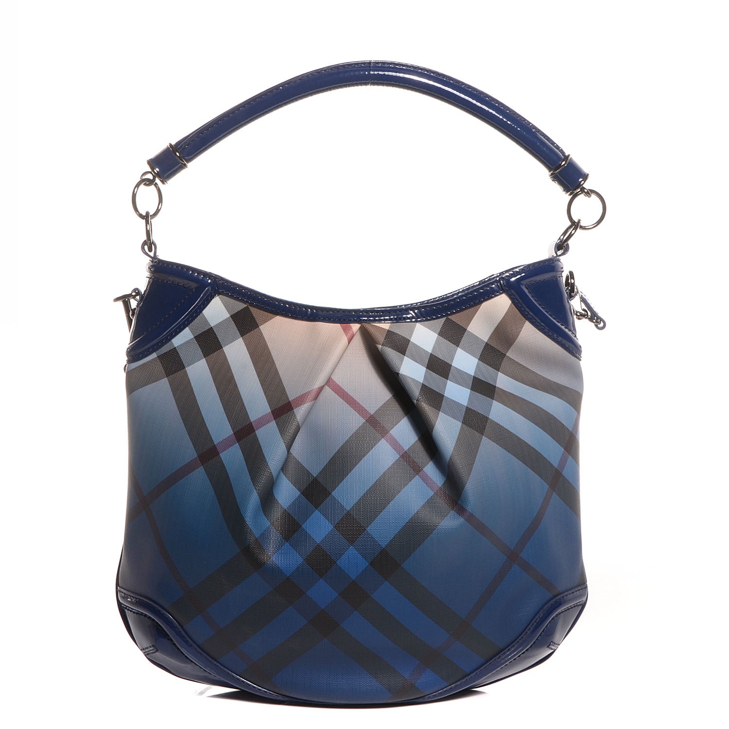 Burberry Nova Pop Degrade Medium Craigwell Hobo Jet Blue 1 of 14