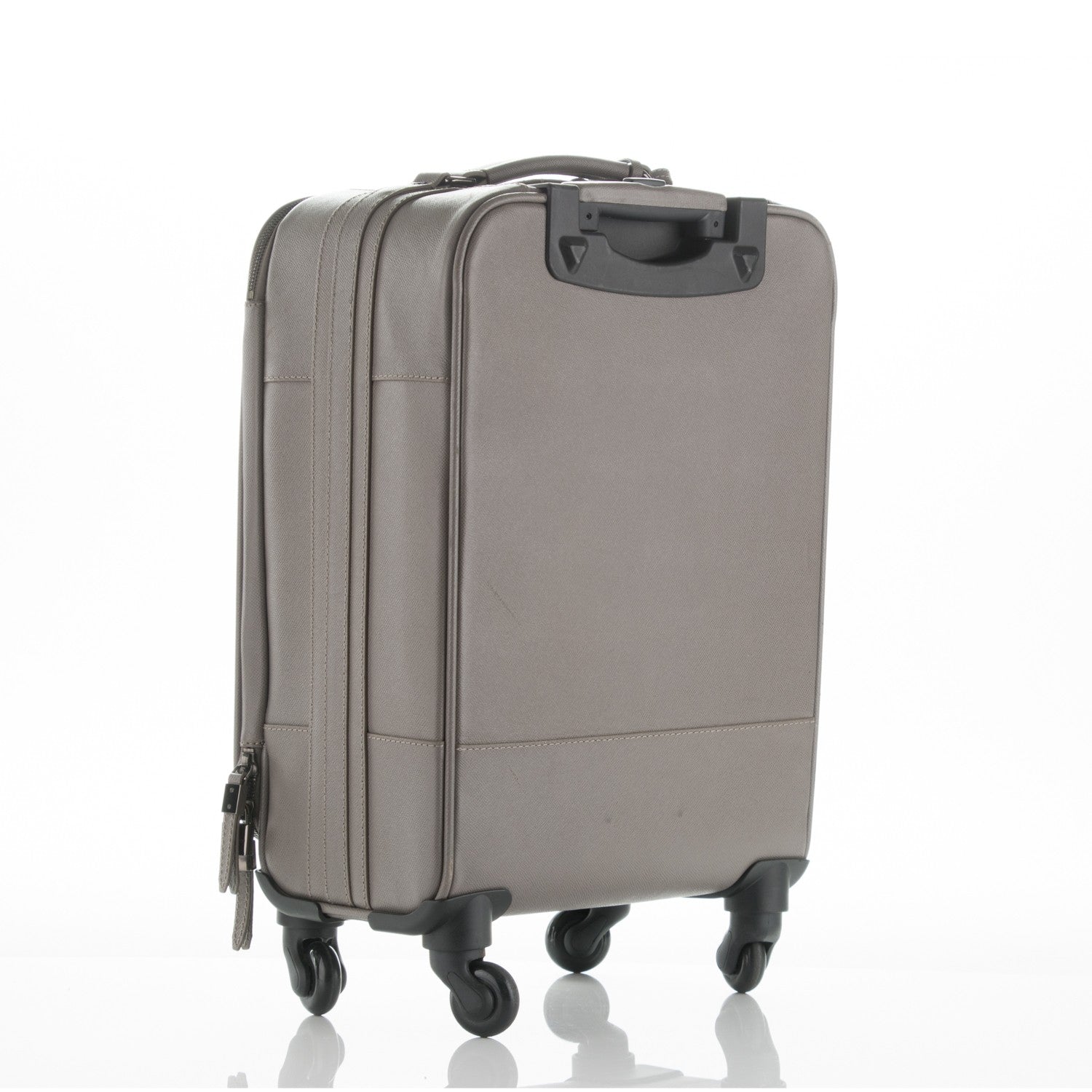 Burberry Grainy Calfskin Carry-On Suitcase Grey 3 of 12