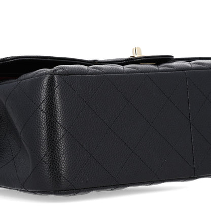 Chanel Caviar Quilted Jumbo Double Flap Black 12 of 14