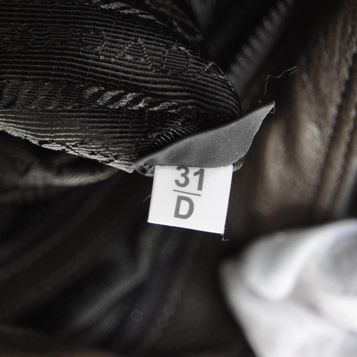 Prada Cervo Deerskin Flat Messenger Bag Bruciato 9 of 10