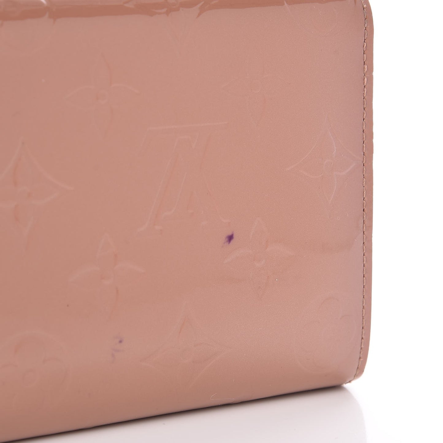Vernis Sarah Wallet Rose Velours