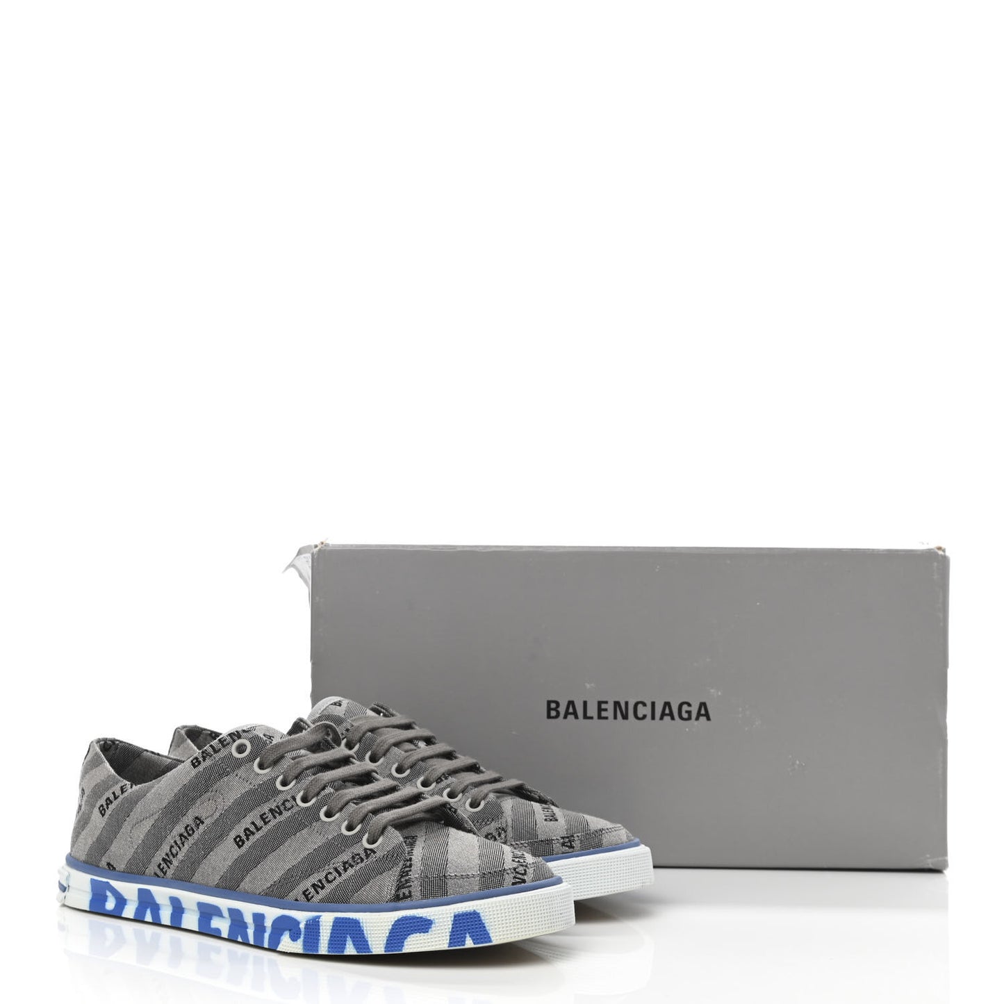 Canvas Jacquard Diagonal Allover Logo Womens Match Graffiti Sneakers 40 Grey