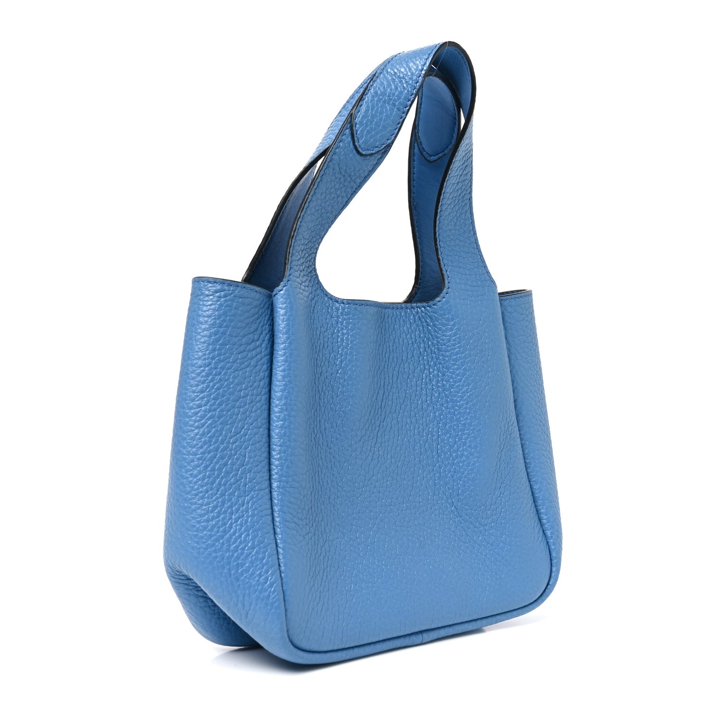 Vitello Daino Soft Mini Dynamique Tote Cobalto