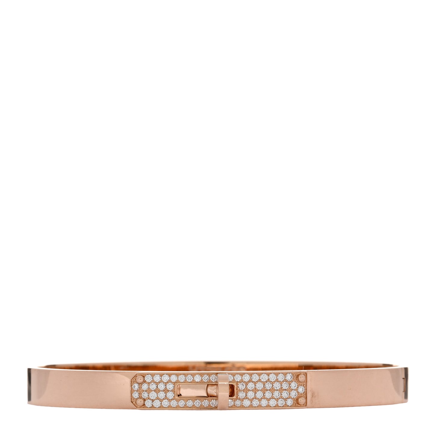 18K Rose Gold Diamond PM Kelly Pave Bracelet SH