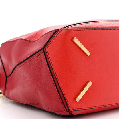 Loewe Calfskin Colorblock Medium Puzzle Bag Red 9 of 18