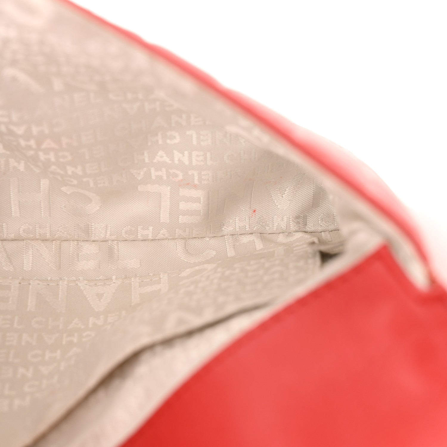 Chanel Lambskin Precious Symbols Flap Pochette Red 11 of 14