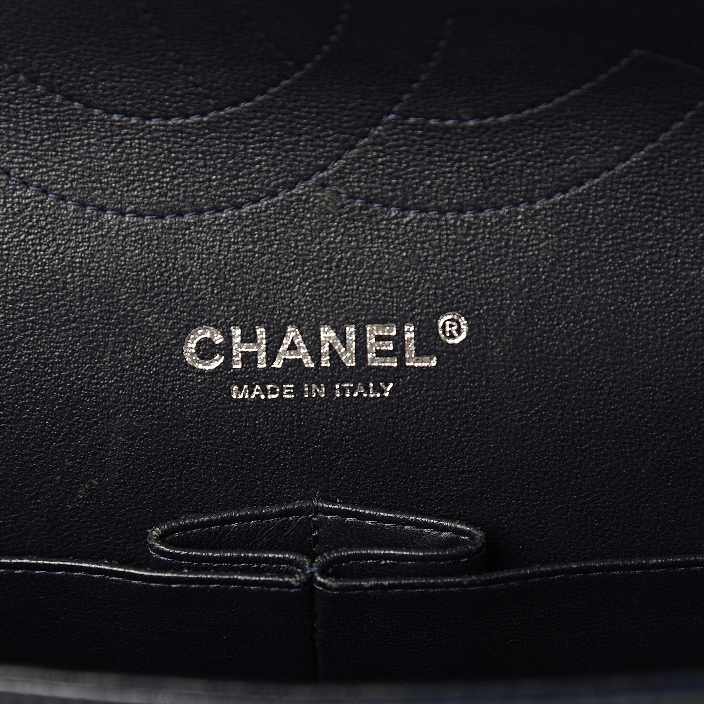Lambskin Quilted Jumbo Double Flap Black