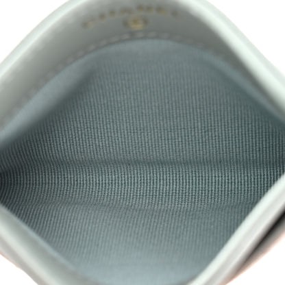 Chanel Caviar Quilted Card Holder Light Green 5 of 10