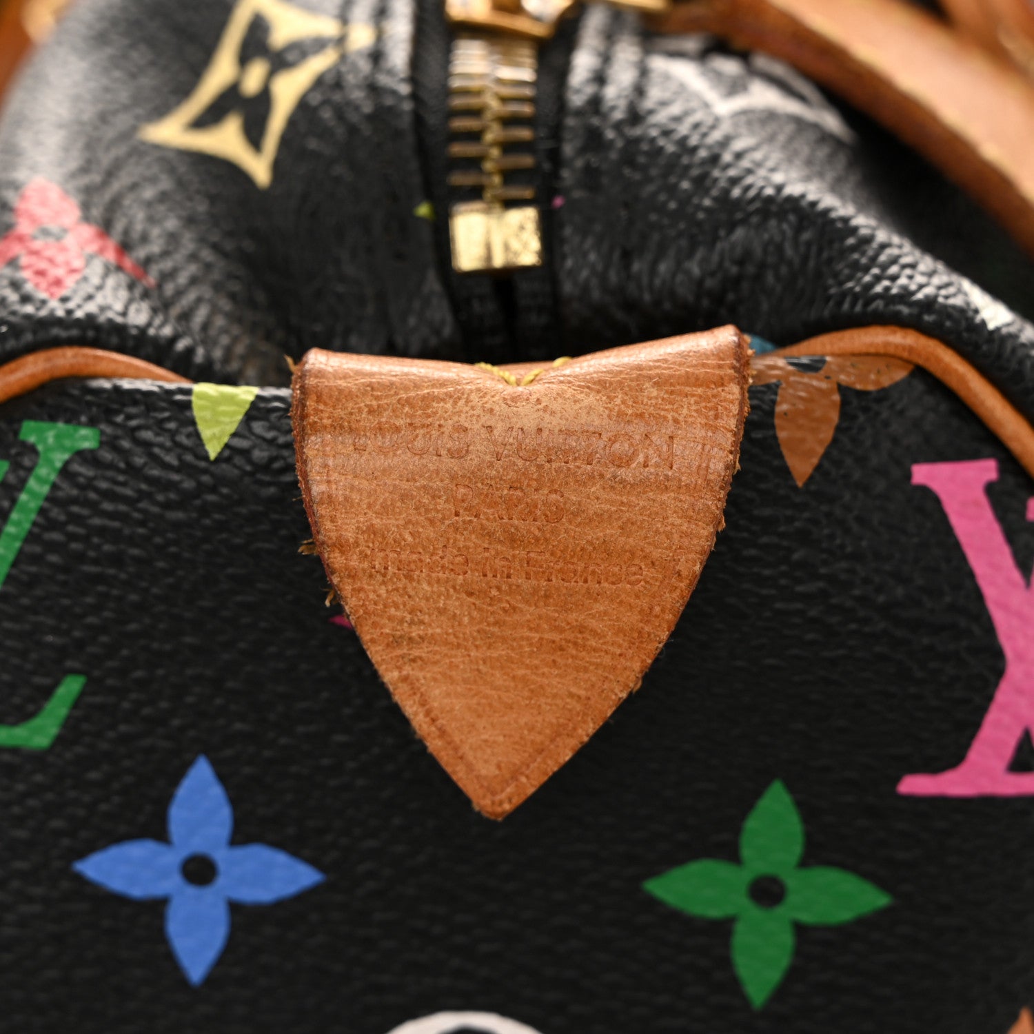 Louis Vuitton Monogram Multicolor Speedy 30 Black 6 of 13