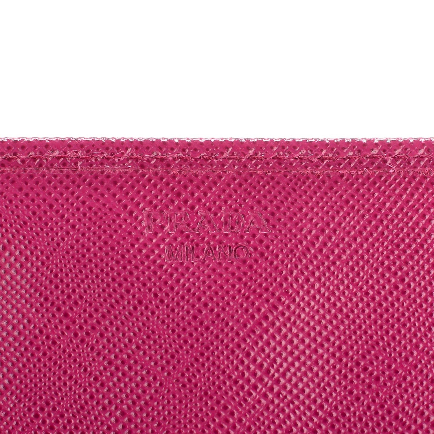 Prada Saffiano Metal Continental Flap Wallet Ametista 6 of 7
