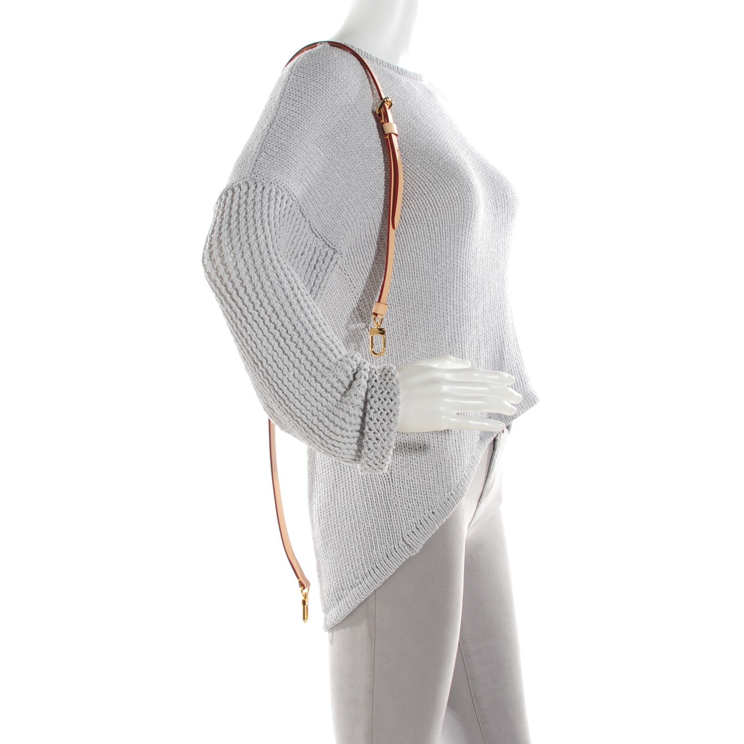 Louis Vuitton Vachetta 16mm Adjustable Shoulder Strap VVN 2 of 5