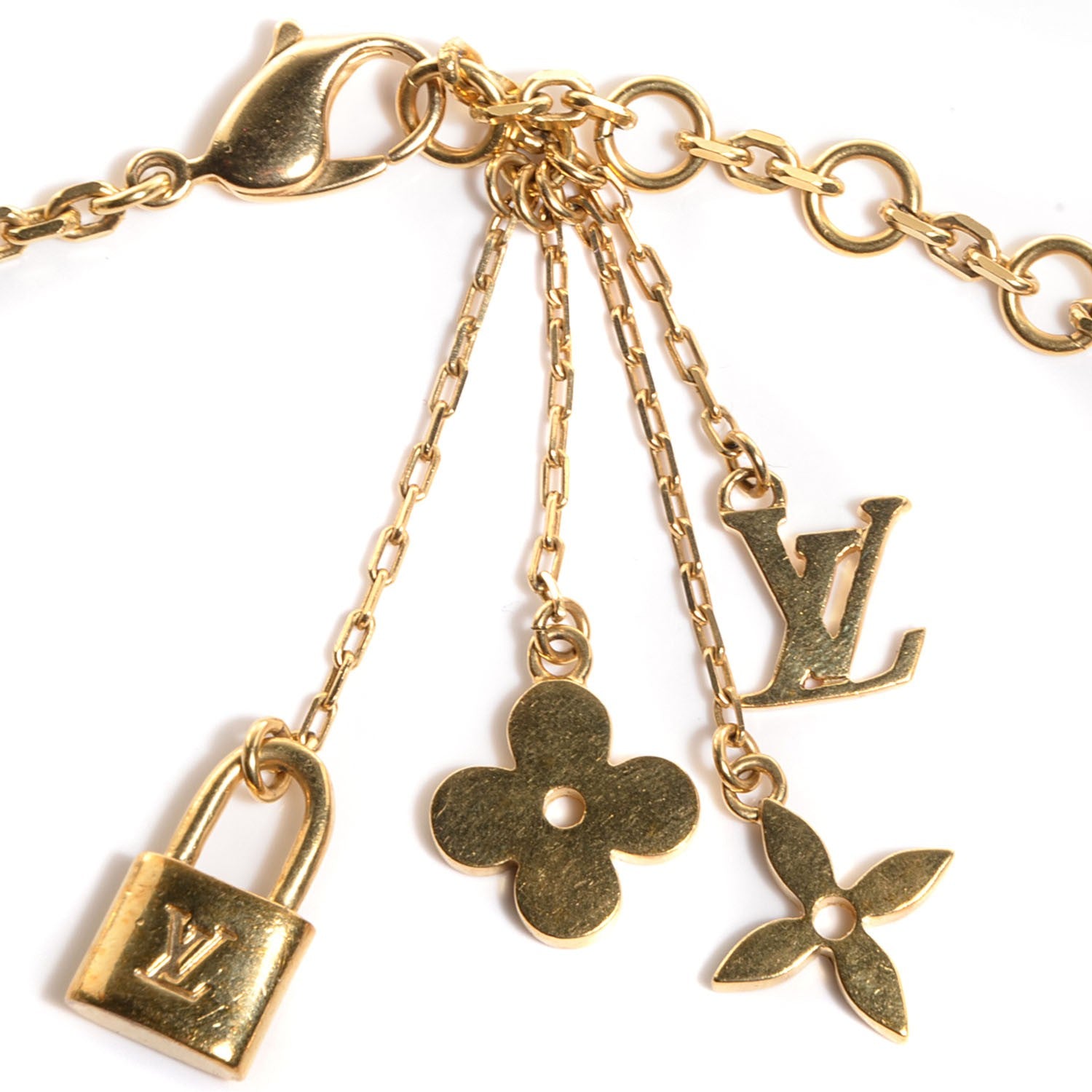 Louis Vuitton Inclusion Chain Necklace Gold 3 of 3