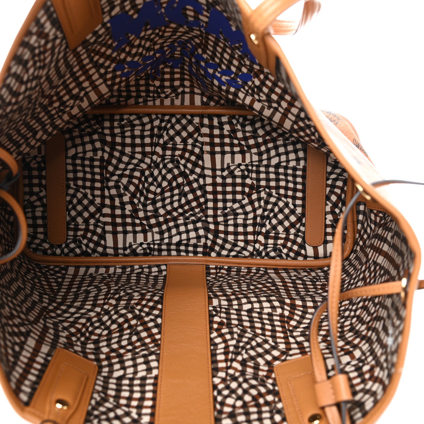 Visetos Medium Liz Reversible Shopper Tote Cognac