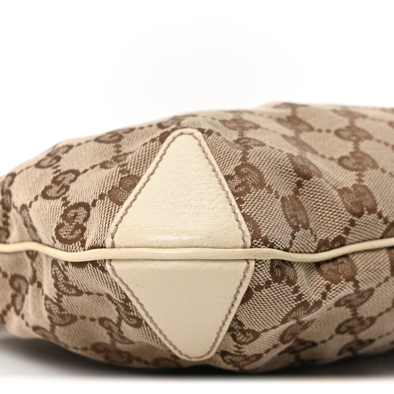 Gucci Monogram Creole Hobo Ivory 9 of 10