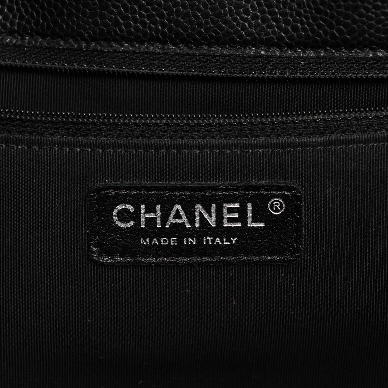 Chanel Caviar Quilted Flap Tote Black 6 of 7