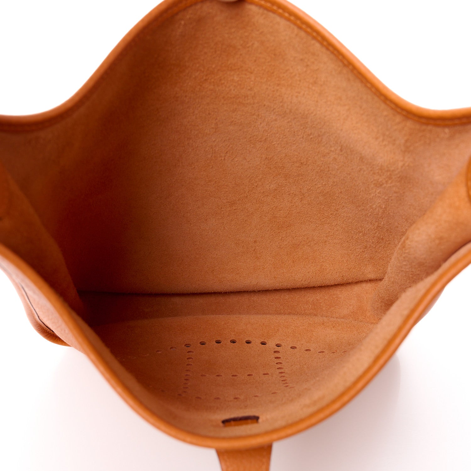 Hermes Taurillon Clemence Evelyne II PM Potiron 5 of 10