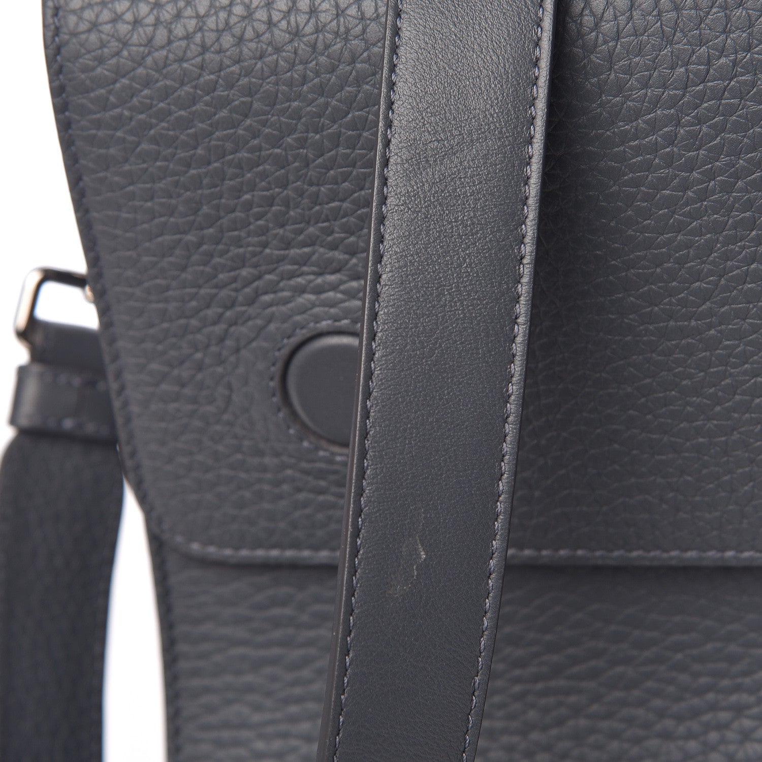 Christian Dior Bullcalf Large Diorever Flap Meteorite Grey 12 of 12