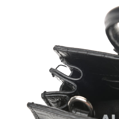 Saint Laurent Calfskin Crocodile Embossed Toy Sac De Jour Black 11 of 11