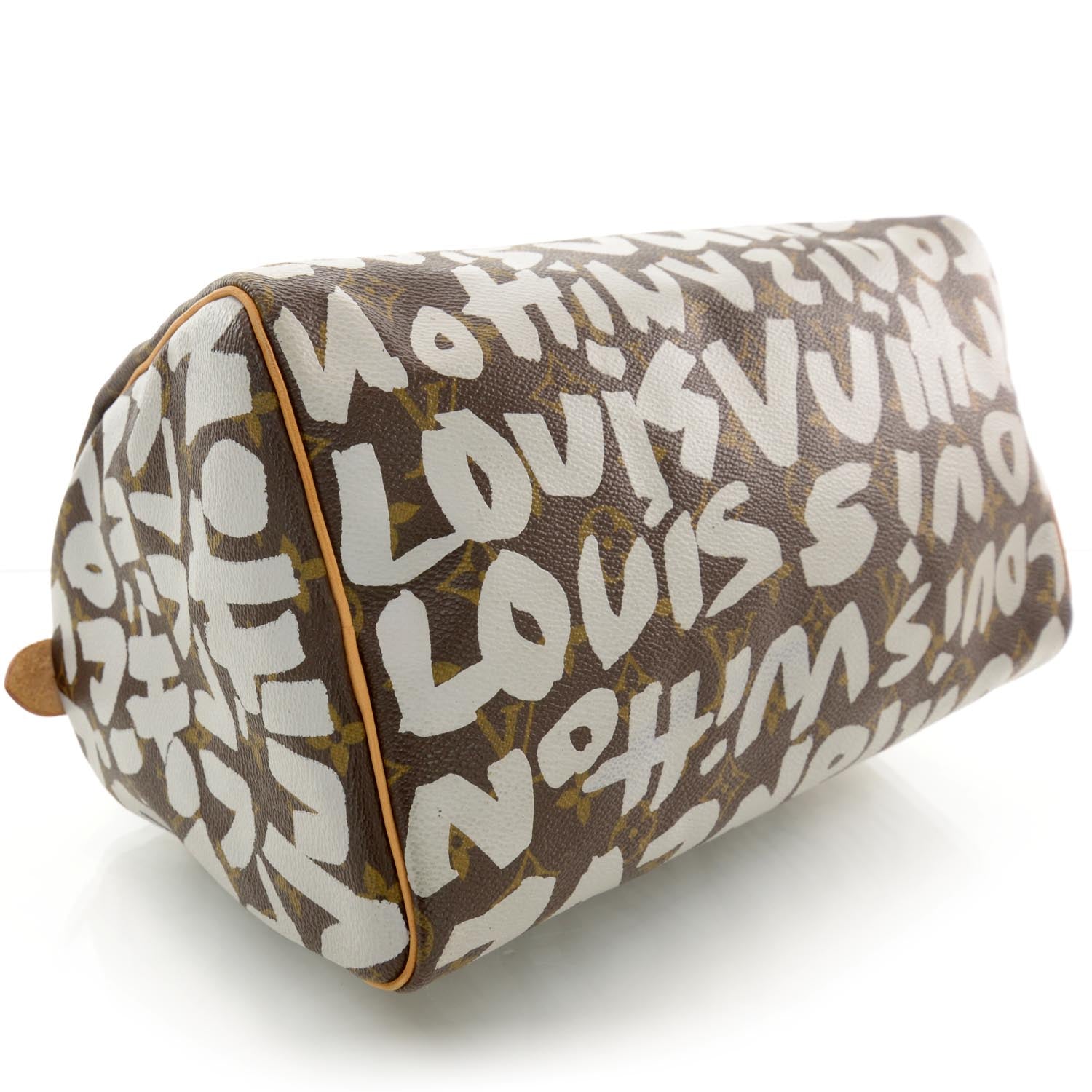 Louis Vuitton Monogram Graffiti Speedy 30 Silver 3 of 6
