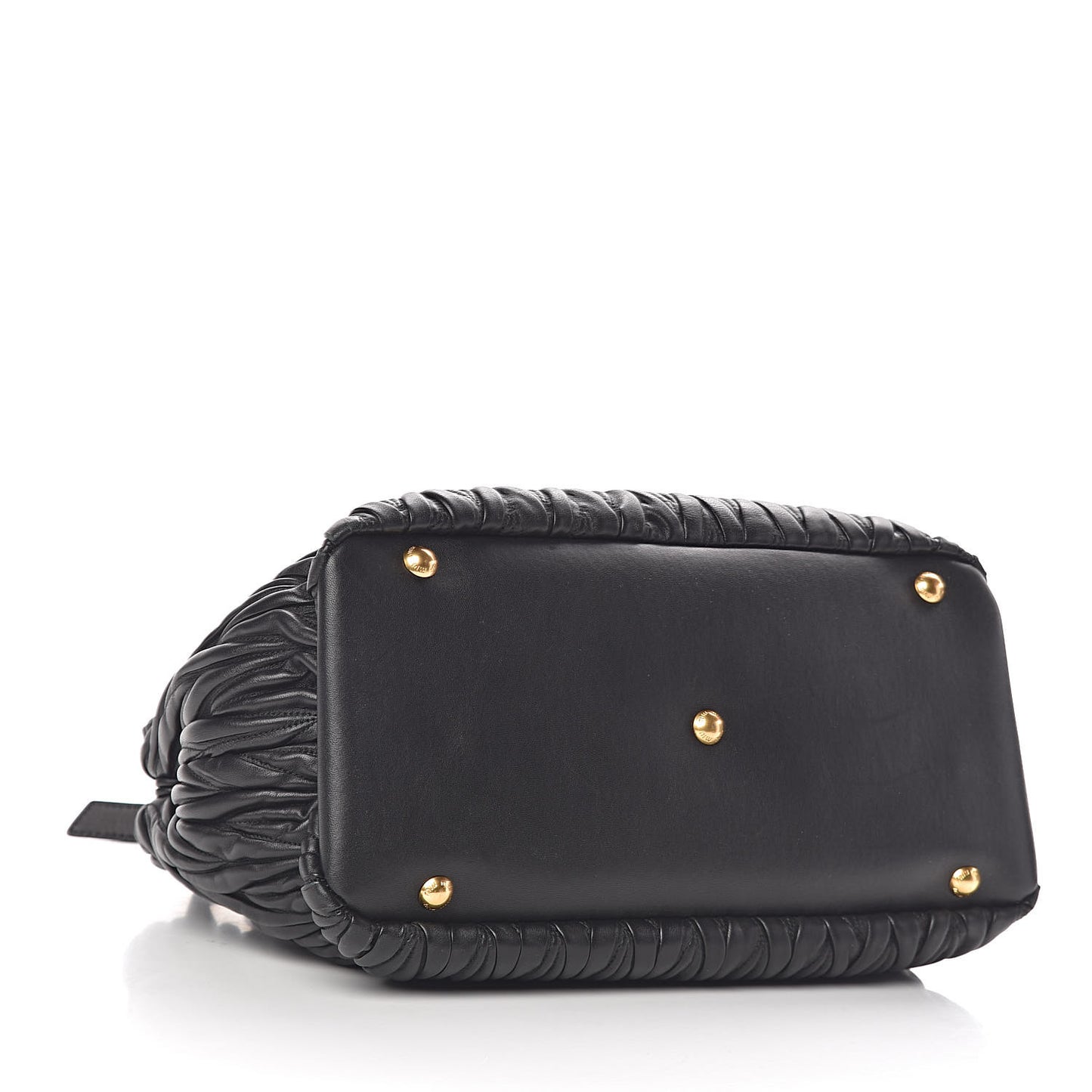 Nappa Matelasse Tote Black
