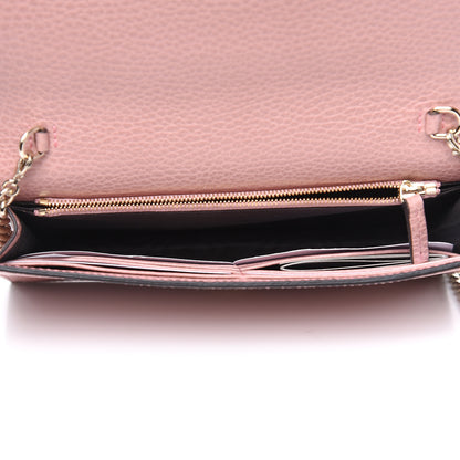 Gucci Dollar Calfskin Medium Betty Chain Wallet Soft Pink 5 of 9