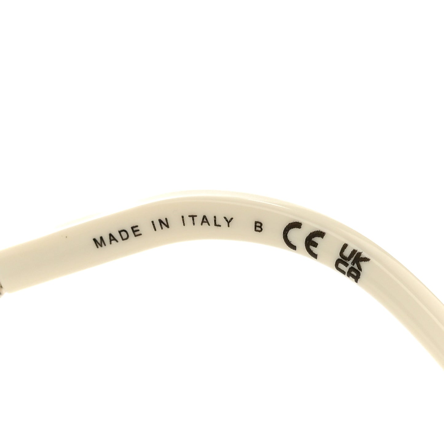 Acetate Metal Lambskin Square Chain Sunglasses 5210-Q-A White