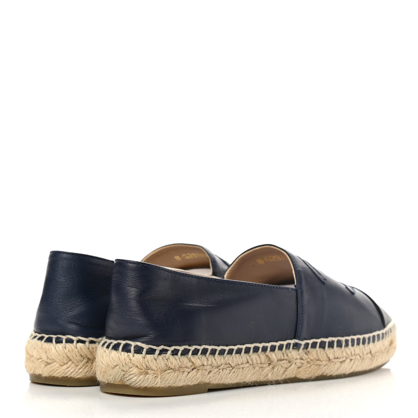 Lambskin CC Espadrilles 39 Navy Black