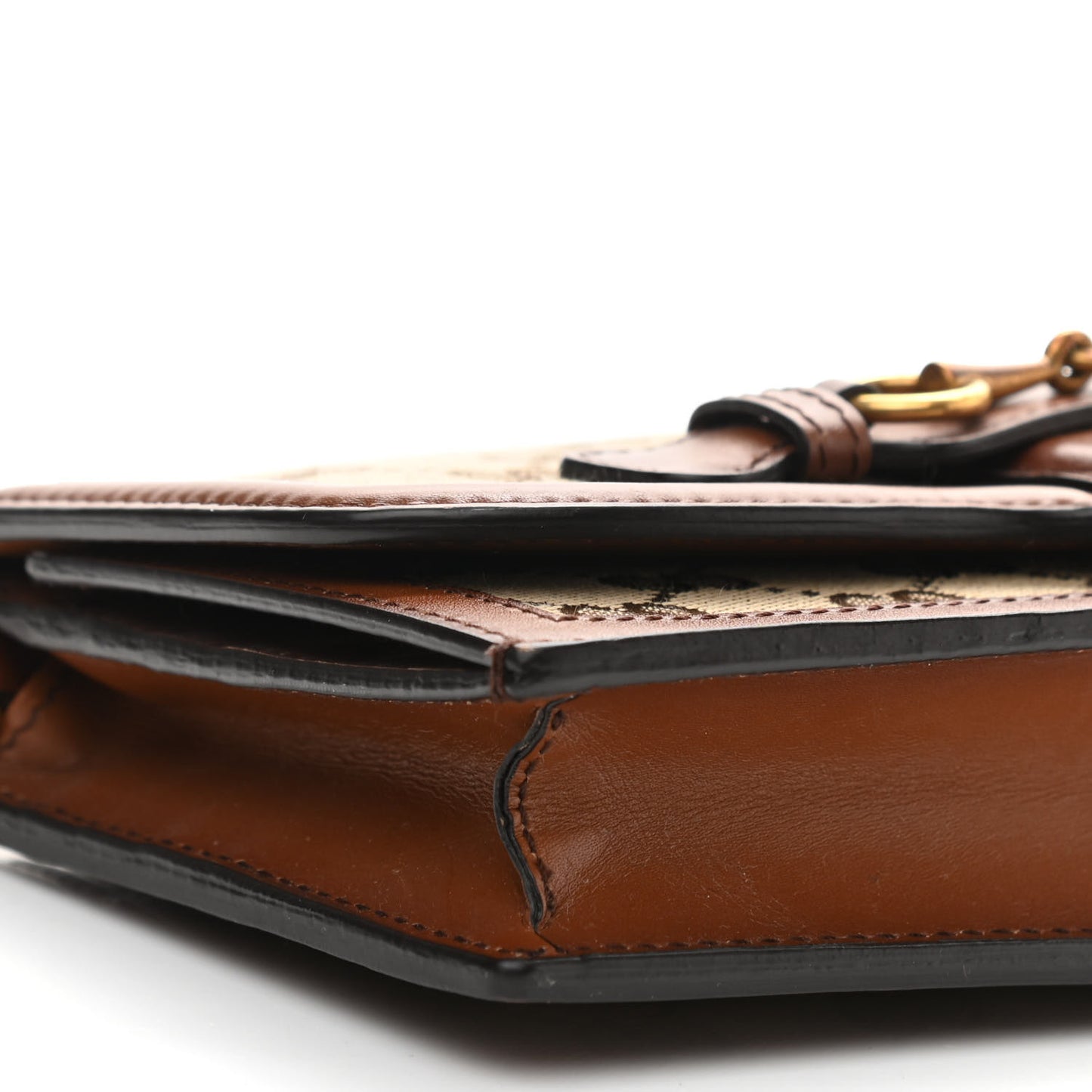 Monogram Lady Web Convertible Wallet Beige Cuir