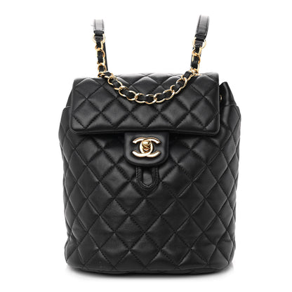 Chanel Lambskin Quilted Mini Urban Spirit Backpack Black 1 of 14