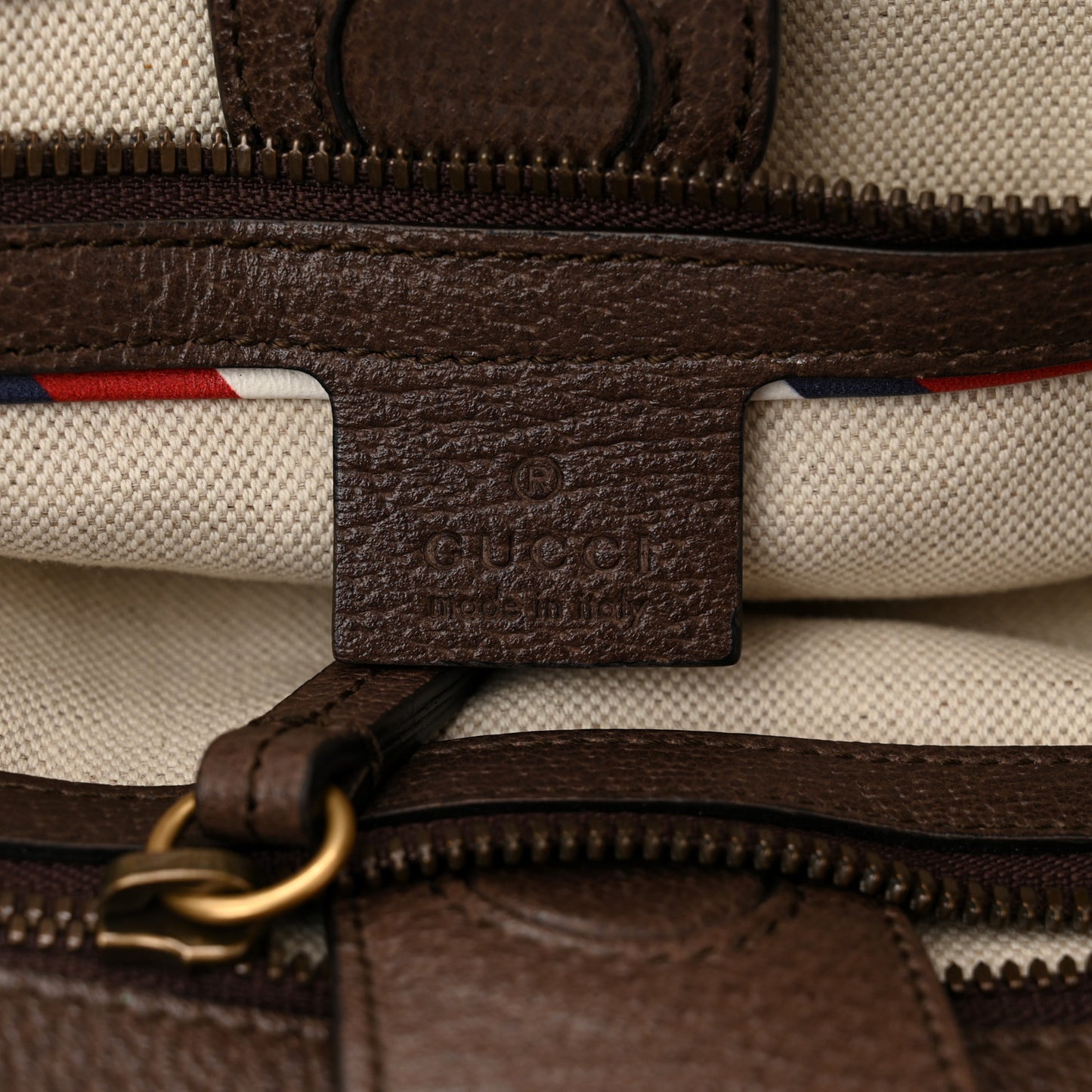 Soft GG Supreme Monogram Courrier Vertical Tote Beige New Acero
