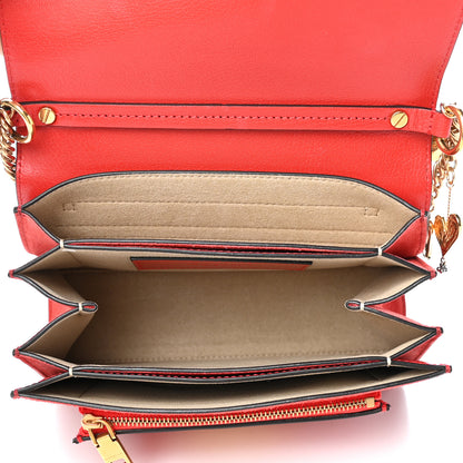 Givenchy Goatskin Small GV3 Shoulder Bag Dark Orange 5 of 9