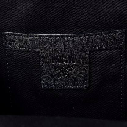 MCM Visetos Crossbody Pouch Black 6 of 8