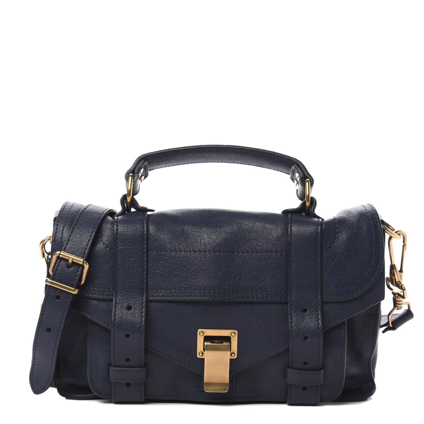 Lambskin Tiny PS1 Satchel Midnight