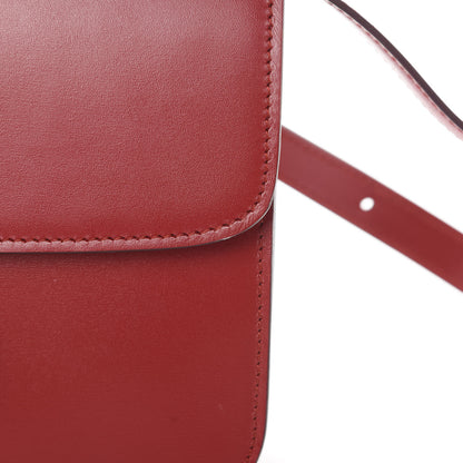 Celine Box Calfskin Teen Classic Box Flap Bag Red 16 of 17