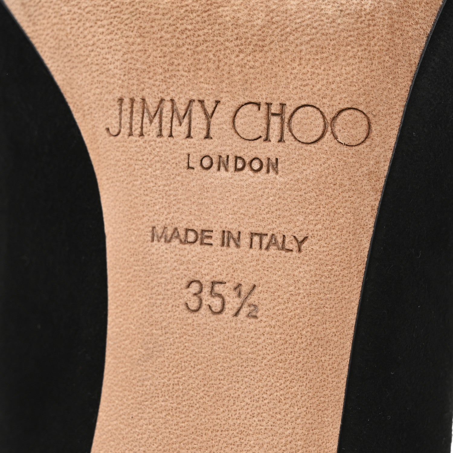 Jimmy Choo Suede Romy 85 Pumps 35.5 Black 7 of 9