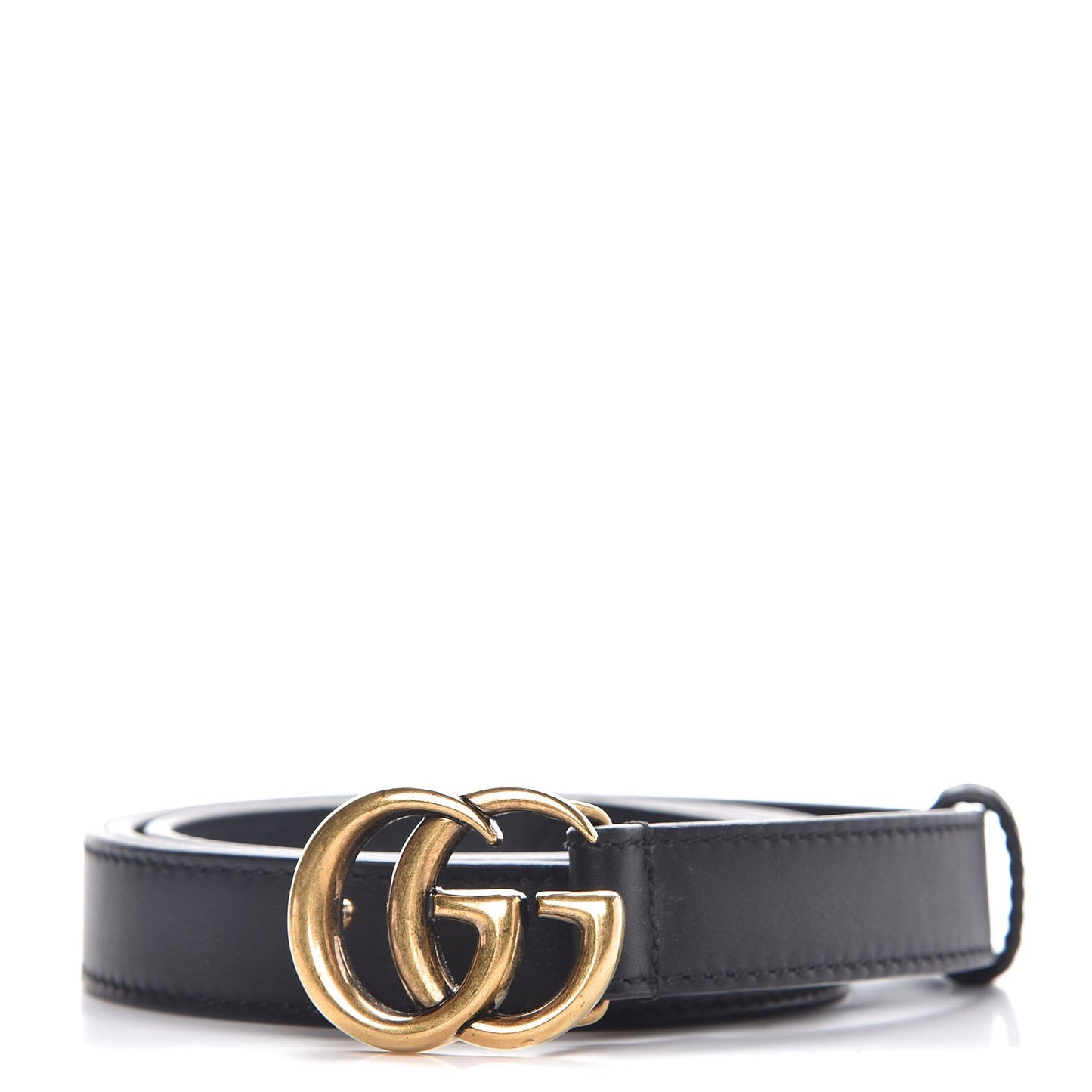 Calfskin Double G 20mm Belt 90 36 Black