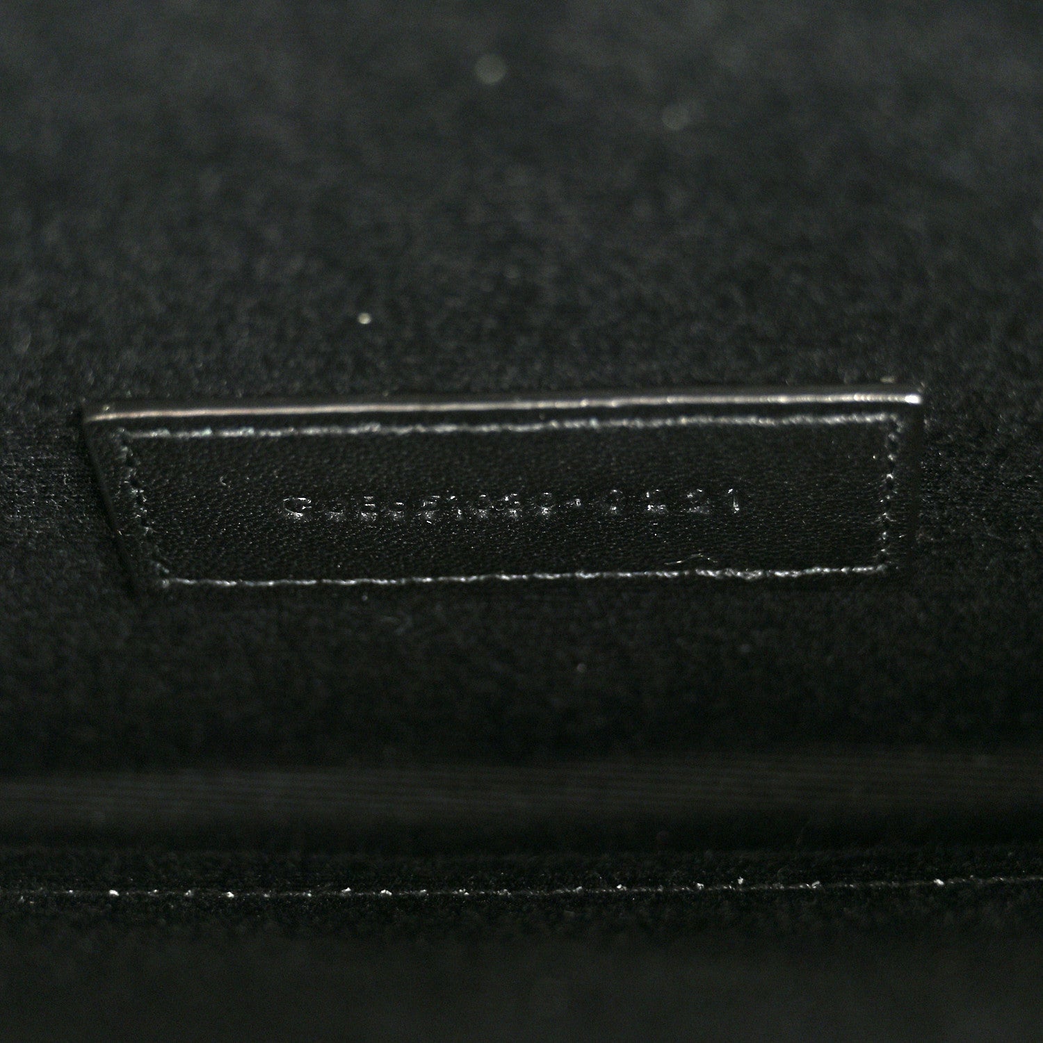 Saint Laurent Grain De Poudre Textured Mixed Matelasse Triquilt Monogram Clutch Vert Fonce 7 of 7