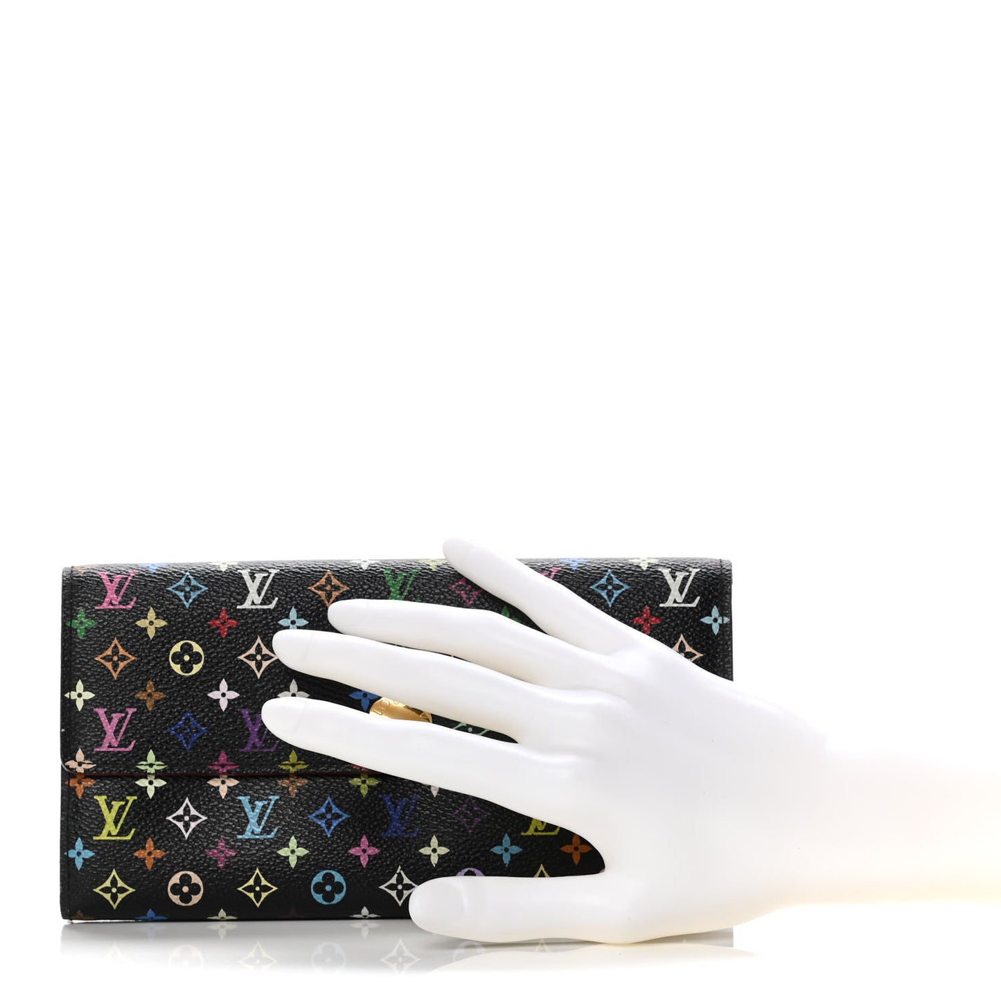 Monogram Multicolor Sarah Wallet Black