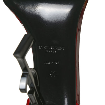 Saint Laurent Patent Opyum 110 Sandals 41 Hot Red 8 of 11