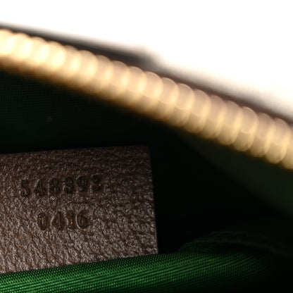 Gucci Soft GG Supreme Monogram Calfskin Medium Ophidia Cosmetic Case Beige Ebony New Acero 7 of 9