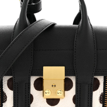 3.1 Phillip Lim Calf Hair Polka Dot Mini Pashli Satchel Black 8 of 10