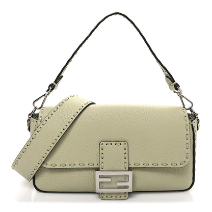 Fendi Cuoio Romano Selleria Baguette Sage 1 of 10