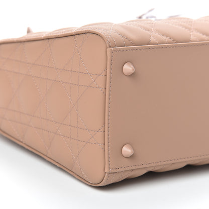 Christian Dior Ultra Matte Calfskin Cannage Medium Lady Dior Beige 8 of 12