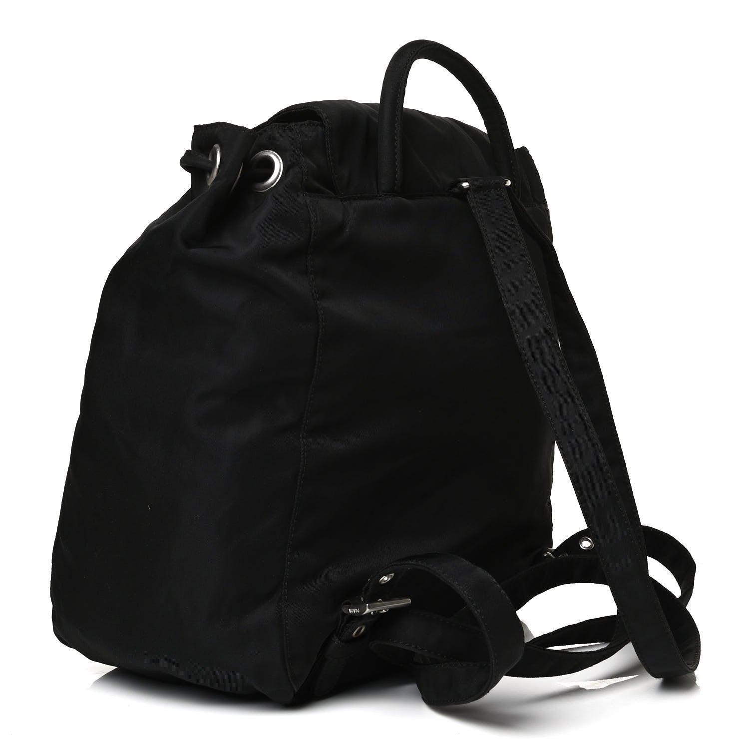 Prada Tessuto Nylon Backpack Black 2 of 12