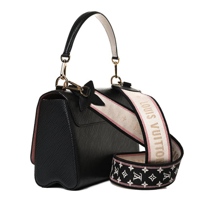 Louis Vuitton Epi Monogram Flower Twist MM Black 2 of 9
