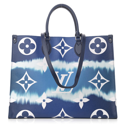 Louis Vuitton Monogram Escale Onthego GM Blue 1 of 10