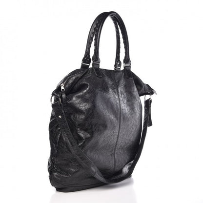 Balenciaga Agneau Classic Hardware Large Square Tote Black 11 of 15