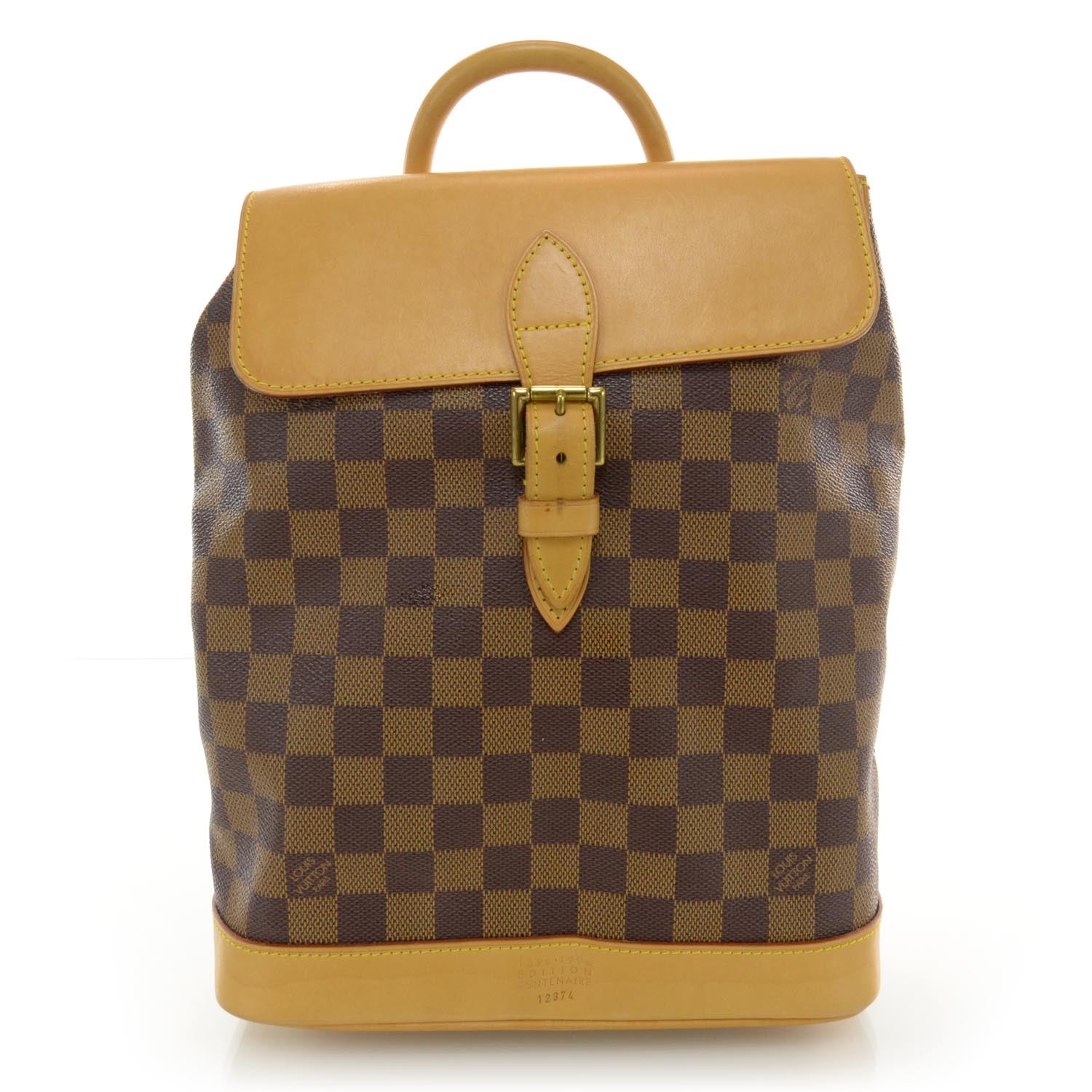 Louis Vuitton Damier Ebene Centenaire Soho Backpack 1 of 8