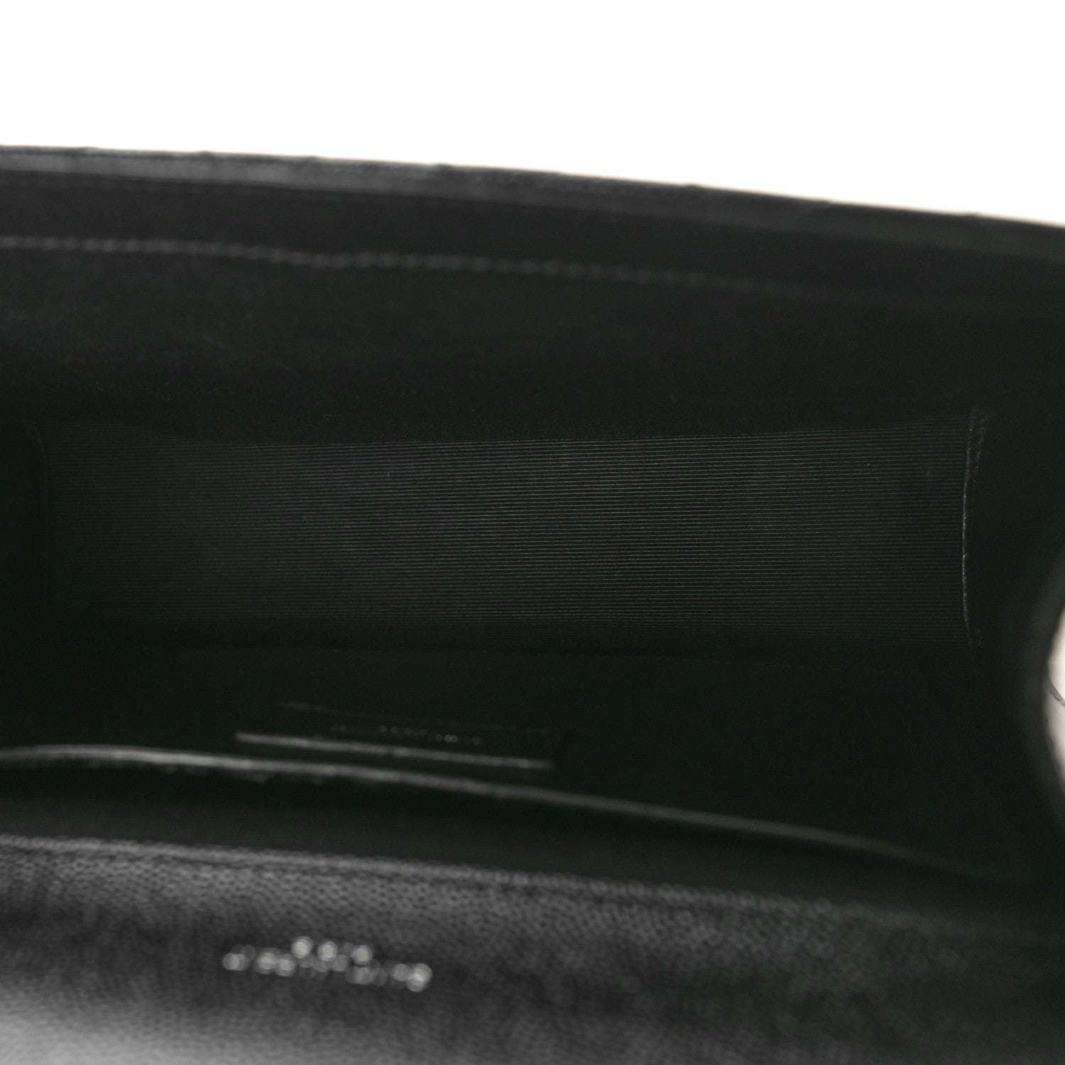 Saint Laurent Grain De Poudre Textured Mixed Matelasse Triquilt Medium Monogram Satchel Black 5 of 9